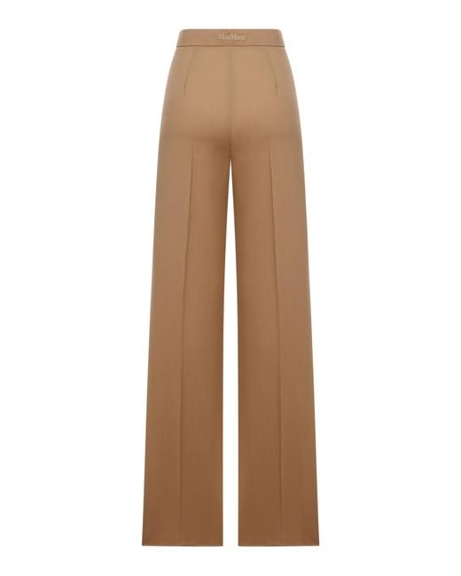 Max Mara Natural Straight Trousers