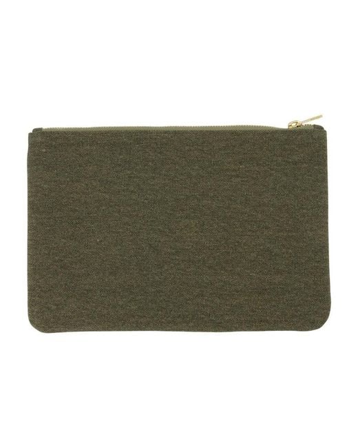 Anine Bing Green Lili Clutch Bag
