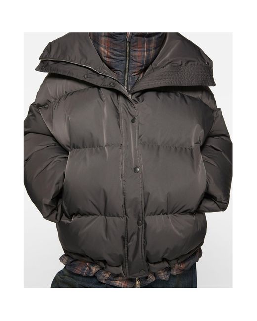 Acne Gray Zip Plaid Jacket