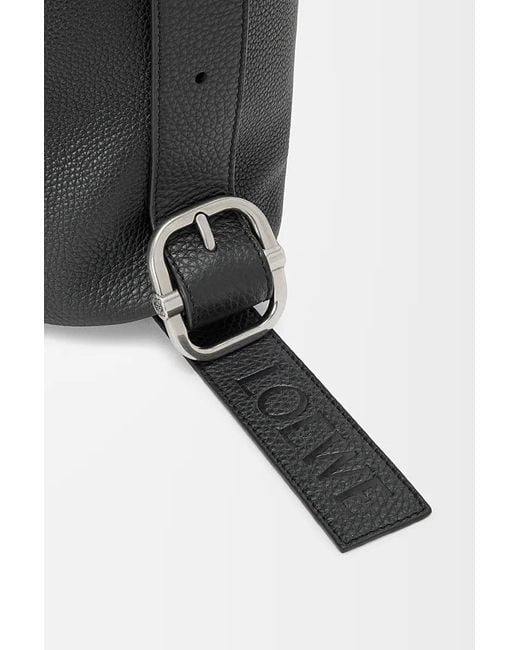 Loewe Black Loop Bucket M Crossbody Bag for men