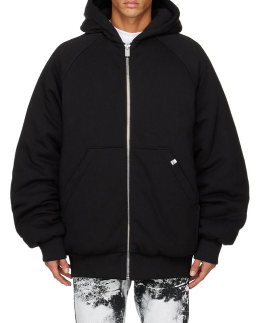 1017 ALYX 9SM Black 1017 9Sm Zip-Up Hooded Jacket for men