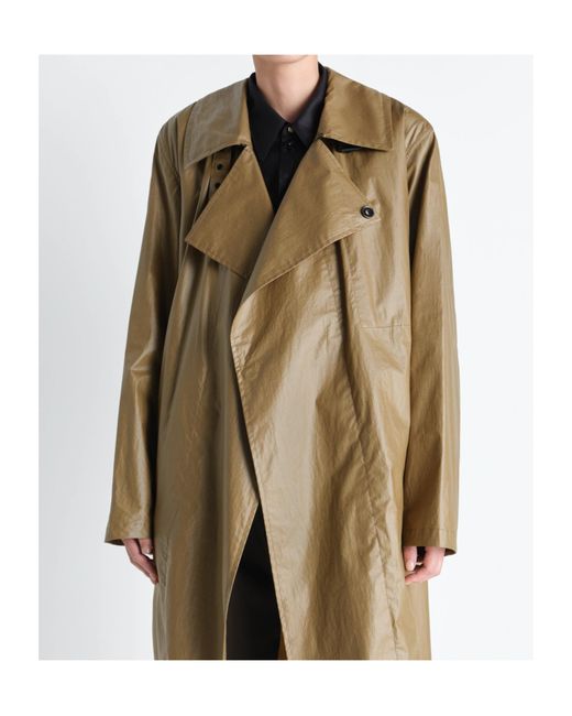 Lemaire Natural Water Repellent Belted Wrap Coat