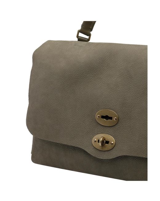 Zanellato Green Flap Shoulder Bag