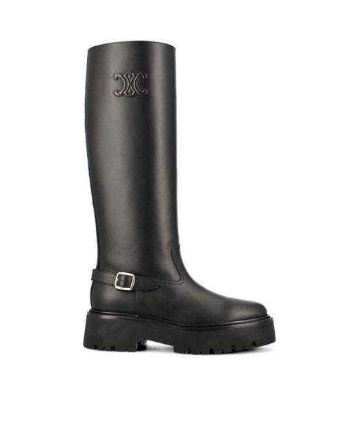 Céline Black Bulky High Boot