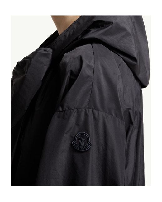 Moncler Black Pecher Taffeta Hooded Jacket