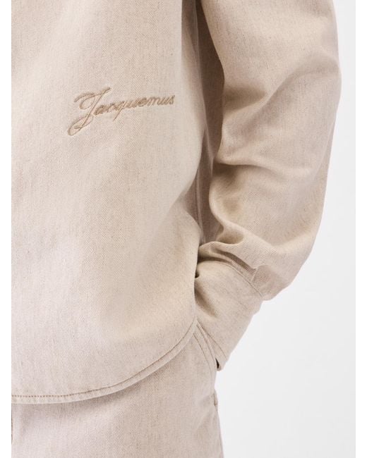 Jacquemus Natural The Simon De-Nîmes Denim Shirt for men