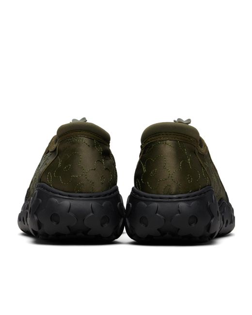 CECILIE BAHNSEN Green Alina Floral Low-Top Sneakers