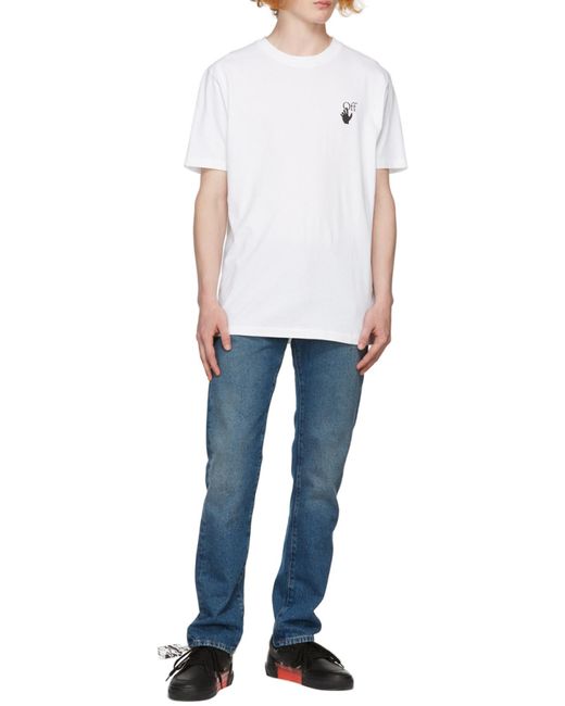 Off-White c/o Virgil Abloh White Caravaggio Printed T-Shirt for men