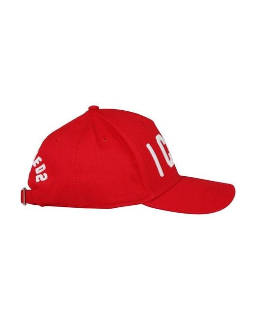 DSquared² Icon Logo Embroidered Baseball Cap for men
