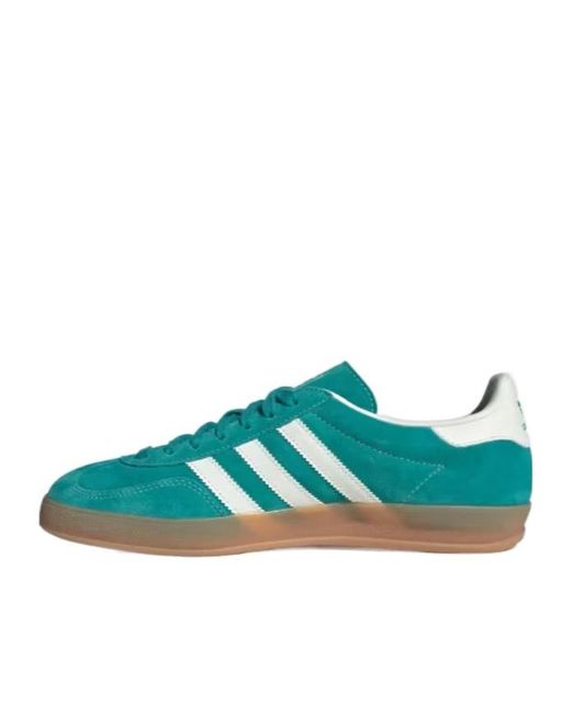 Adidas Green Originals Gazelle Indoor Lace-Up Sneakers for men
