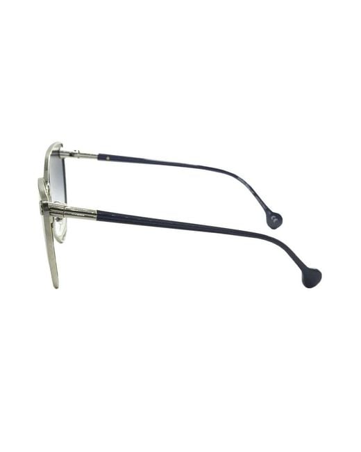 Ferragamo Blue Logo Sunglasses