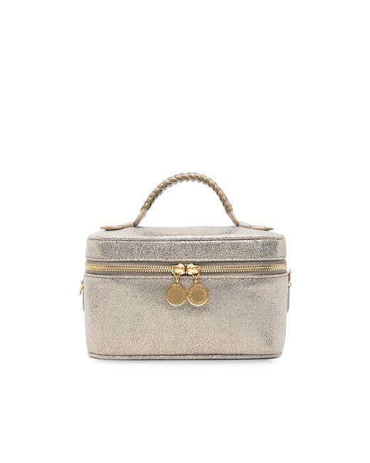 Stella McCartney Metallic Falabella Vanity Zipped Tote Bag