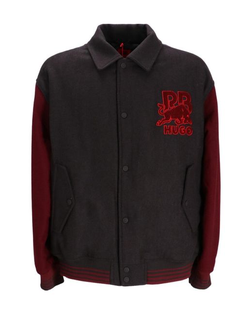 Boss Black Hugo Two-Toned Button-Up Jacket for men