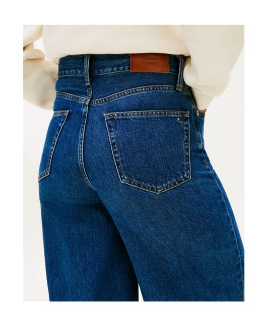 Tommy Hilfiger Blue Wide-Leg Jeans