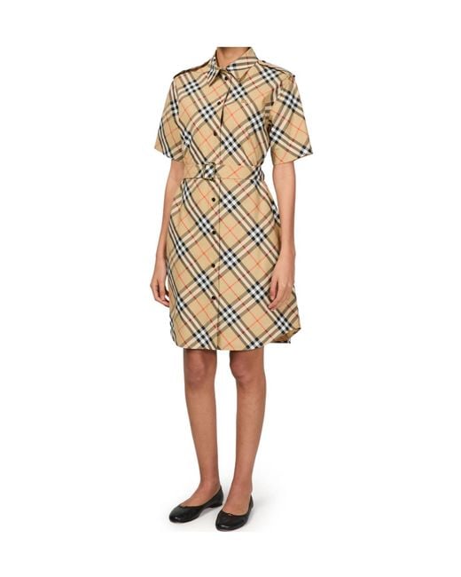 Burberry Natural Check Shirt Dress