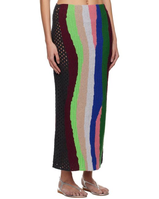 Gabriela Hearst Green Fatima Maxi Skirt