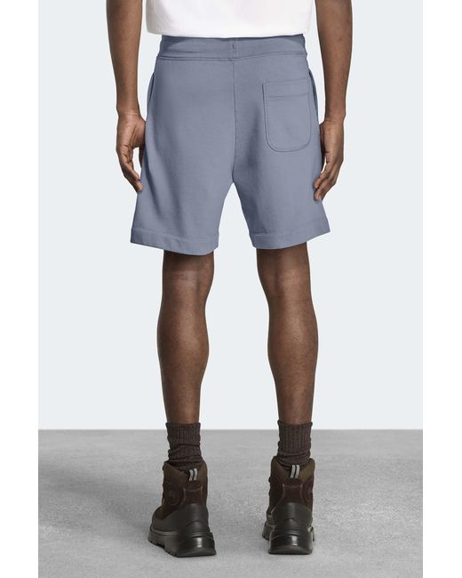 Canada Goose Blue Drawstring Bermuda Shorts for men