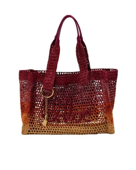 Chloé Red Gradient Handbag