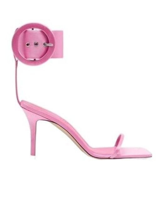 The Attico Pink The Last Night 85 Heeled Sandals