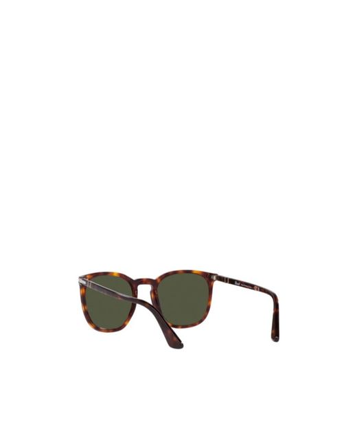Persol Green Rectangular Frame Sunglasses for men