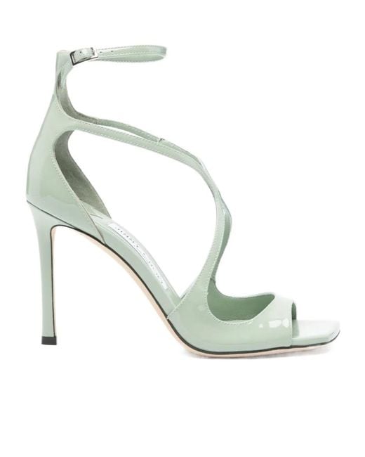 Jimmy Choo Metallic Azia 95 Sandals