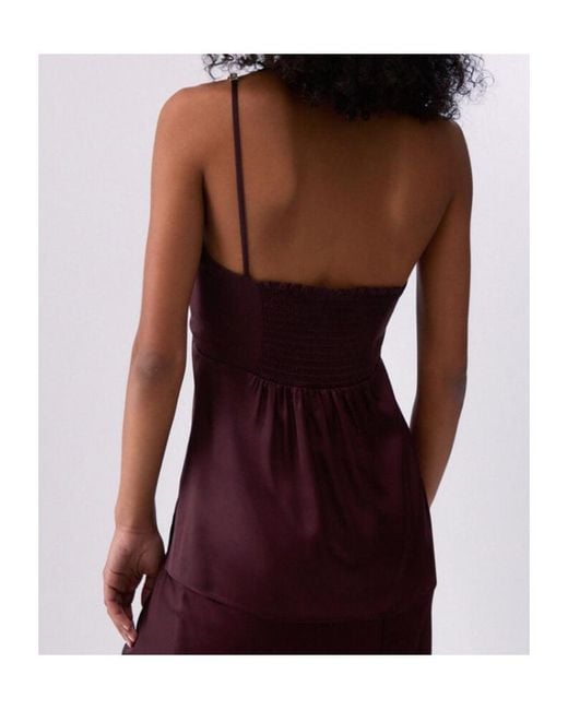 Liu Jo Purple Halterneck Sleeeless Top