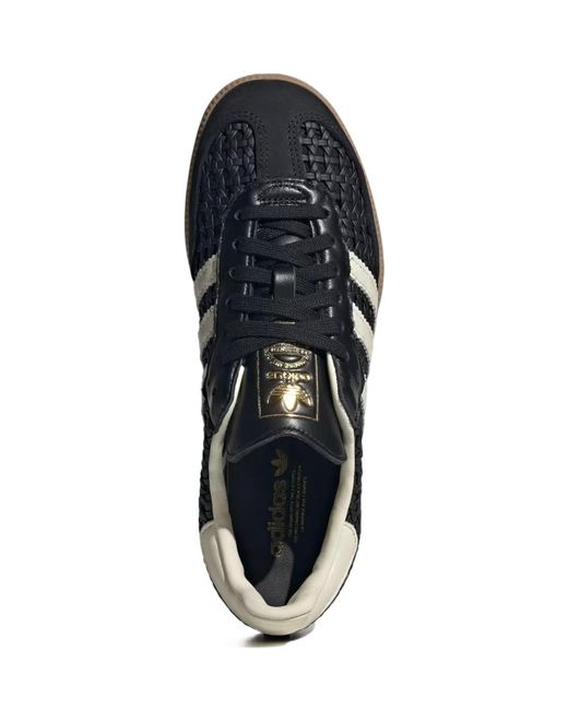 Adidas Black Originals Samba Og Woven Low-Top Sneakers for men