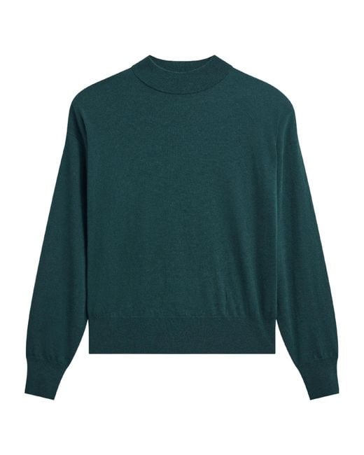 Frankie Shop Green Long-Sleeved Sweater