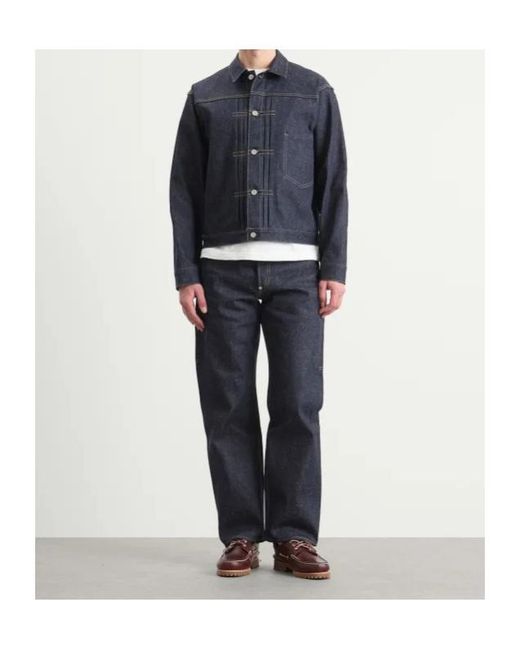 Human Made Blue Long-Sleeved Denim Jacket for men