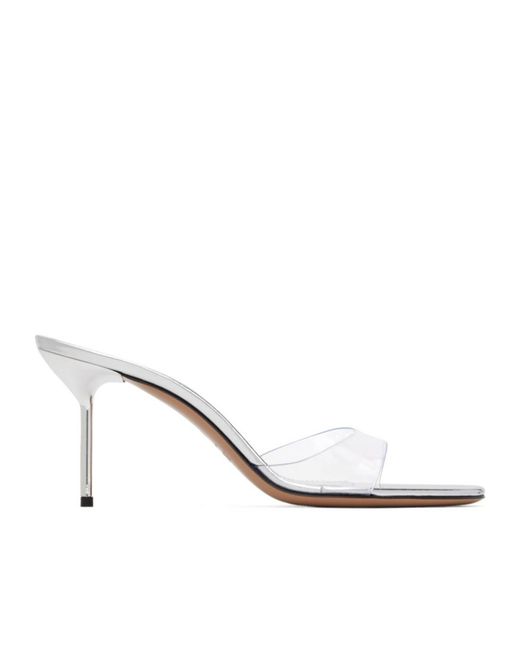 Paris Texas White Lidia Almond Open Toe Sandals