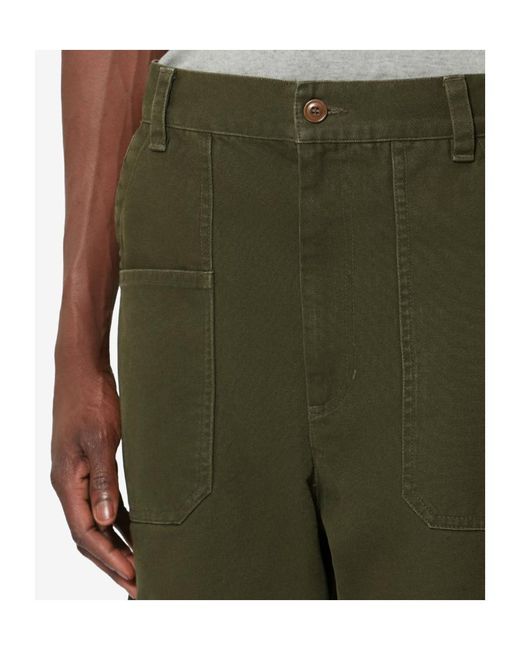 Isabel Marant Green Akyle Utility Shorts for men