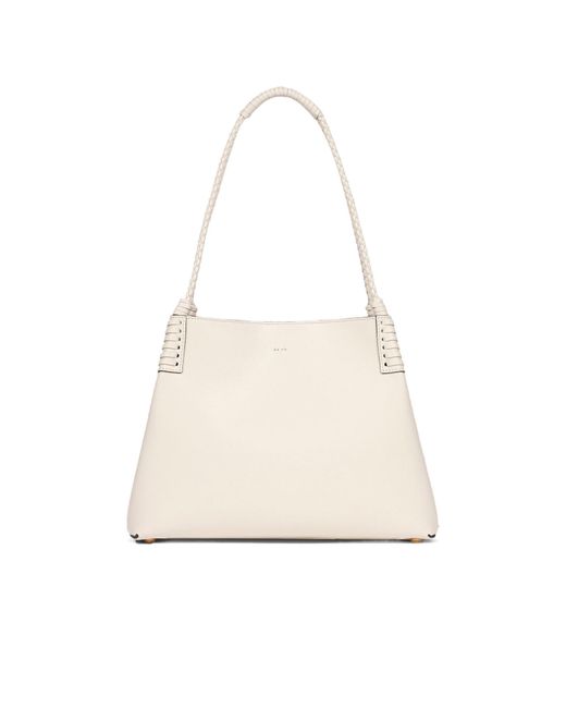 Etro White Libra Pegaso Patch Small Tote Bag