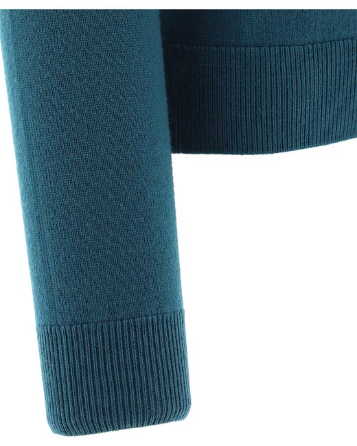 KENZO Blue Tiger Patch Wool Jumper