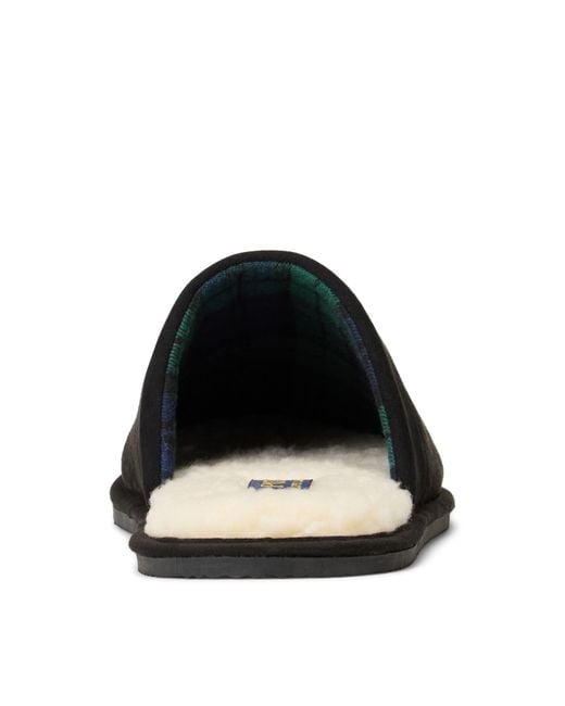 Polo Ralph Lauren Black Mule Slippers for men