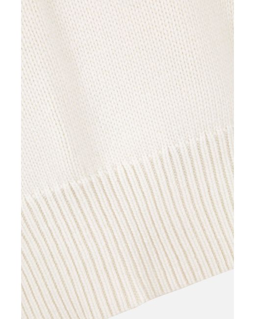 Chloé White Chloé Roll-Neck Knitted Jumper