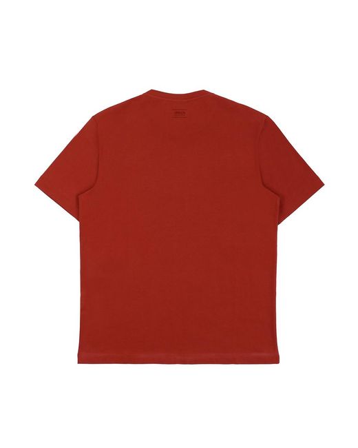 Armani Collezioni Red Logo Printed T-Shirt for men