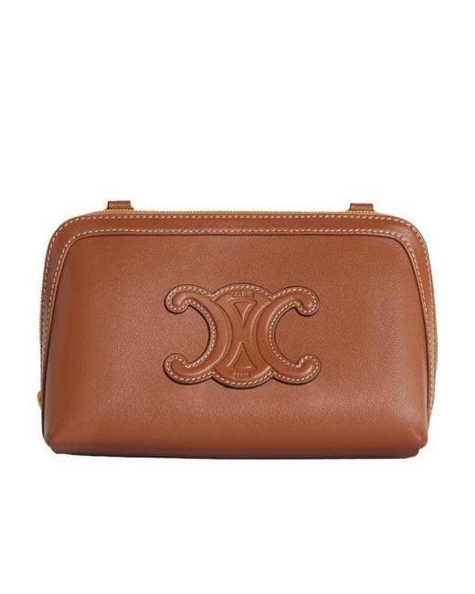 Céline Brown Clutch On Chain