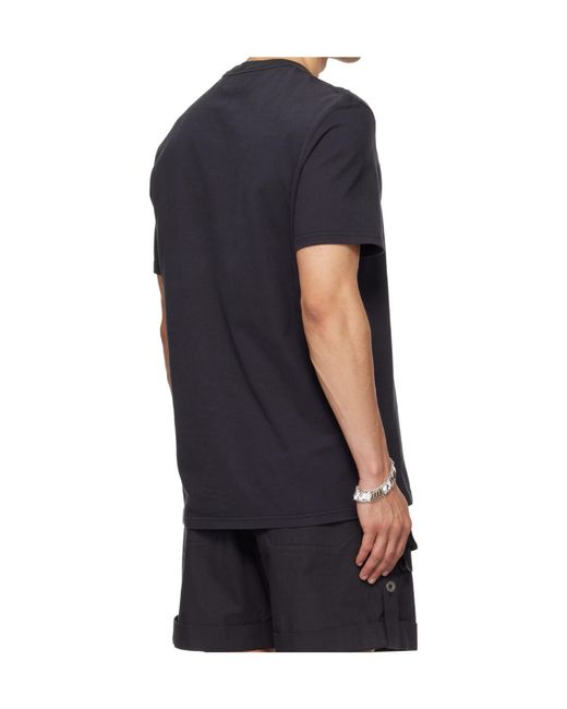 Isabel Marant Blue Short-Sleeved T-Shirt for men