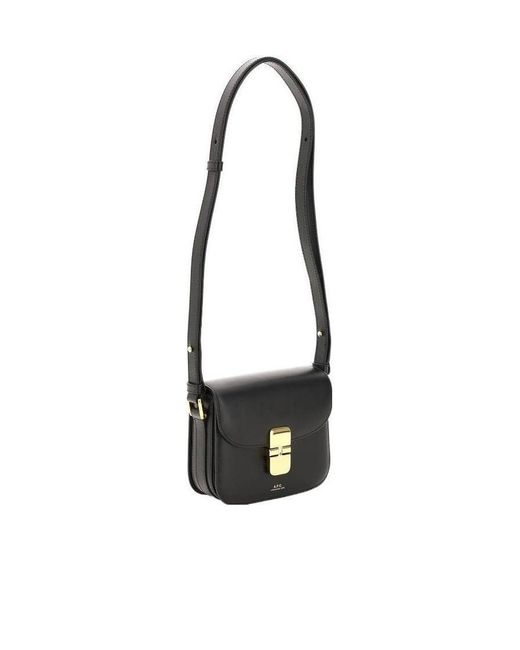 A.P.C. White Grace Mini Shoulder Bag