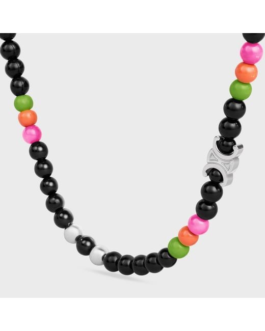 Céline Metallic San Onofre Triomphe Necklace for men