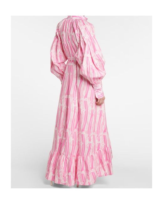 Patou Pink Printed Maxi Dress