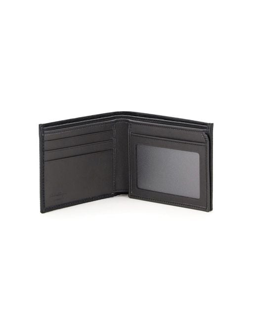 Ferragamo Black Ferragamo Gancini Bifold Wallet for men