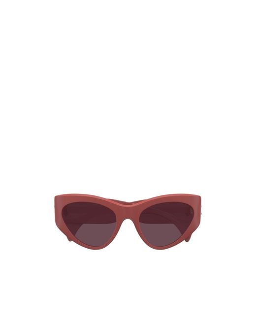 Gucci Purple Eyewear Cat-Eye Frame Sunglasses