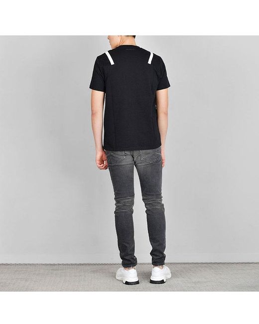 Neil Barrett Black Logo Details T-Shirt for men