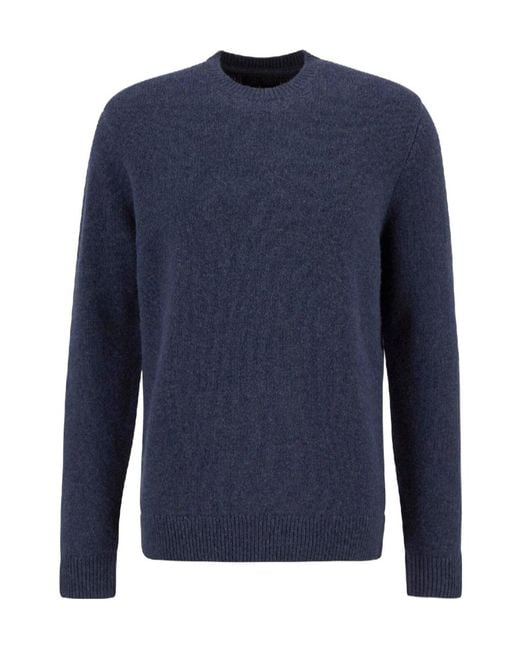Barbour Blue Crew-Neck Sweater for men