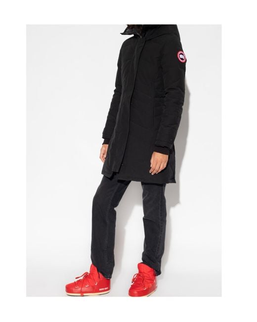 Canada Goose Black Lorette Padded Parka Coat