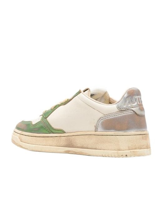 Autry Metallic Supvint Sneakers for men