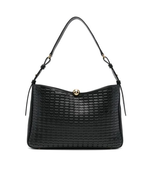 Furla Black Sfera Soft Large Shoulder Bag