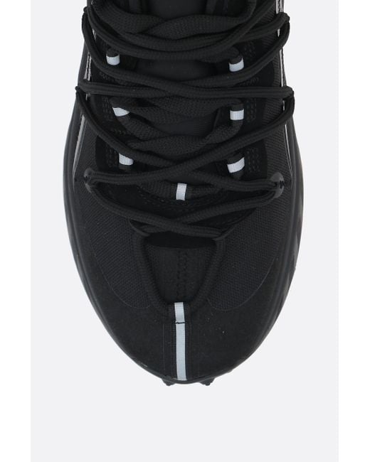 DSquared² Black Bubble Lace-Up Leather Sneakers for men