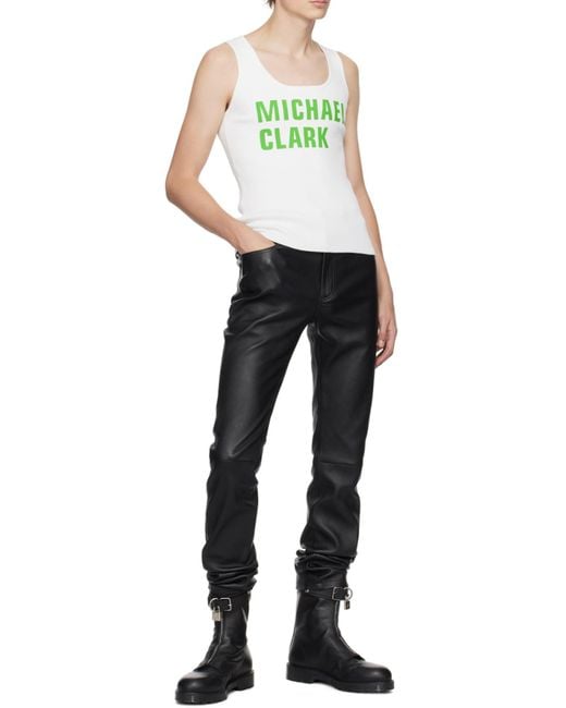 J.W. Anderson White Michael Clark Tank Top